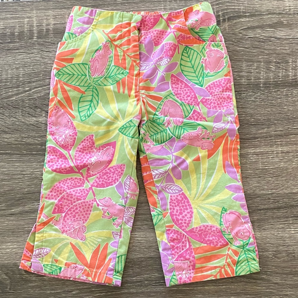 Vintage Lilly Pulitzer Frog Print Pant